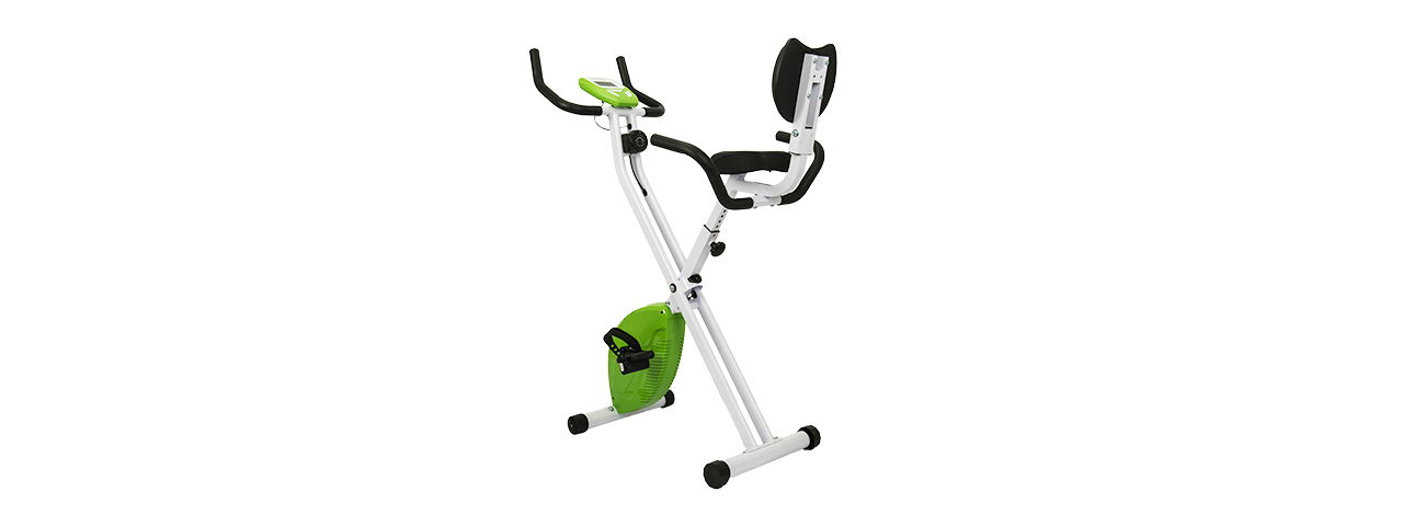 AU-504G AUWIT MAGNETIC EXERCISE BIKE W/ TENSION CONTROL (GREEN) - Click Image to Close