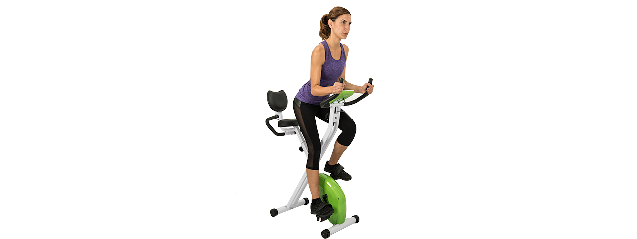 AU-504G AUWIT MAGNETIC EXERCISE BIKE W/ TENSION CONTROL (GREEN)