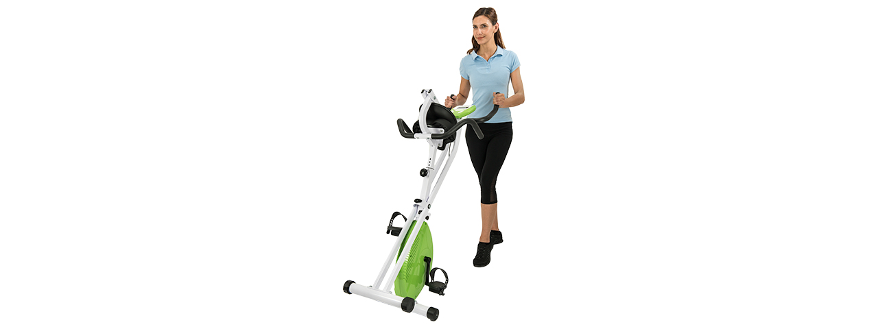 AU-504G AUWIT MAGNETIC EXERCISE BIKE W/ TENSION CONTROL (GREEN) - Click Image to Close