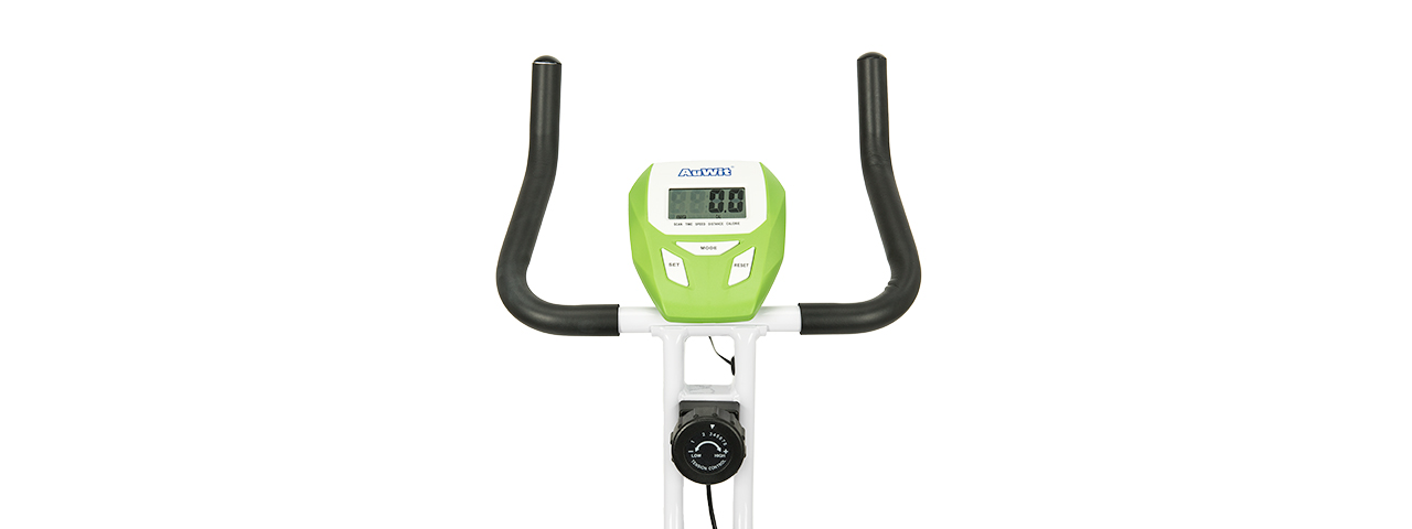 AU-504G AUWIT MAGNETIC EXERCISE BIKE W/ TENSION CONTROL (GREEN) - Click Image to Close