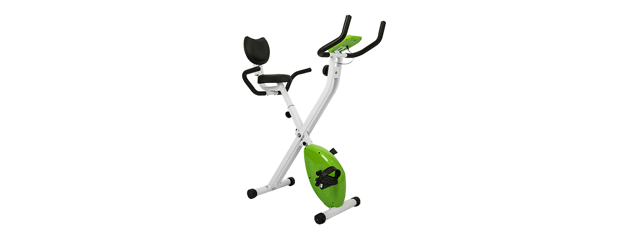AU-504G AUWIT MAGNETIC EXERCISE BIKE W/ TENSION CONTROL (GREEN) - Click Image to Close
