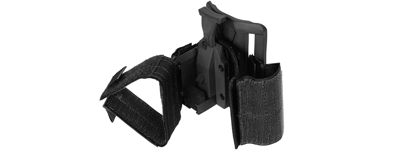 CA-1114B UNIVERSAL PISTOL HOLSTER FOR BELT (BK)