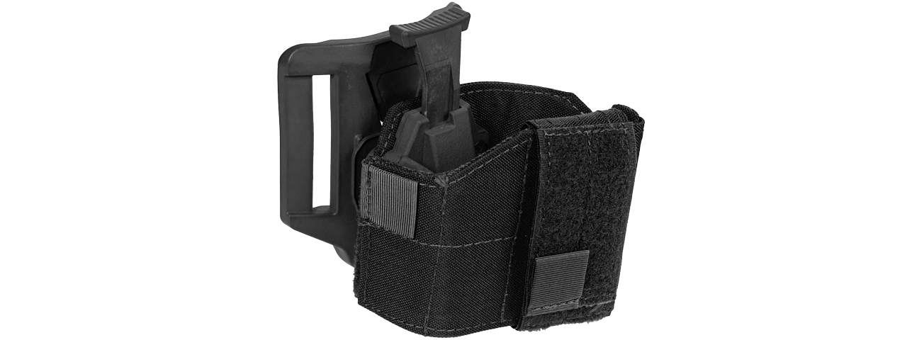 CA-1114B UNIVERSAL PISTOL HOLSTER FOR BELT (BK)