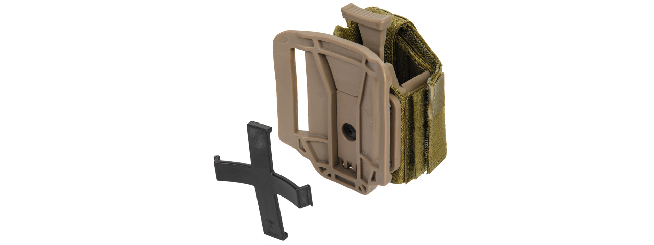 CA-1114T UNIVERSAL PISTOL HOLSTER FOR BELT (DE) - Click Image to Close