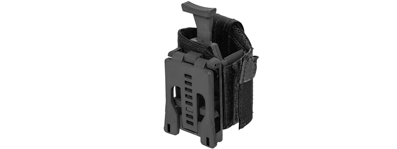 CA-1115B UNIVERSAL PISTOL HOLSTER w/ BELT CLIP (BK)