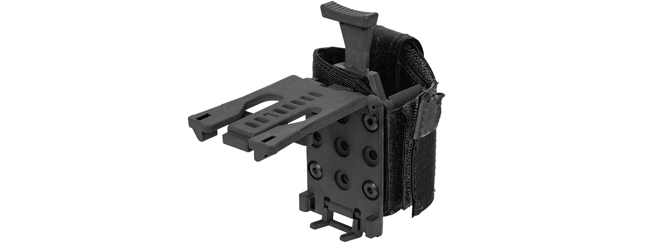 CA-1115B UNIVERSAL PISTOL HOLSTER w/ BELT CLIP (BK) - Click Image to Close