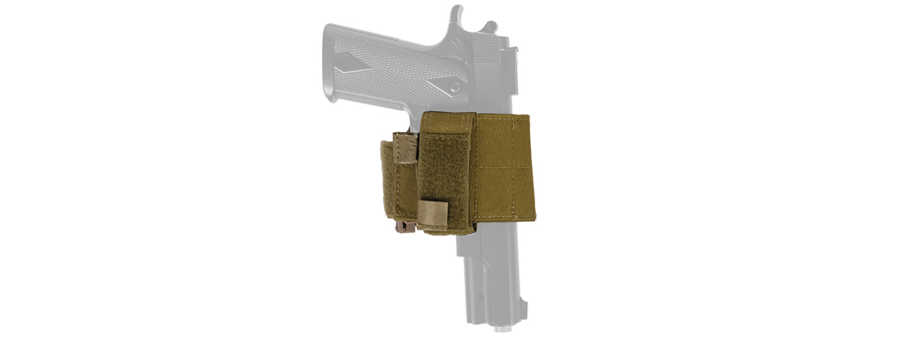 CA-1115T UNIVERSAL PISTOL HOLSTER w/ BELT CLIP (DE) - Click Image to Close