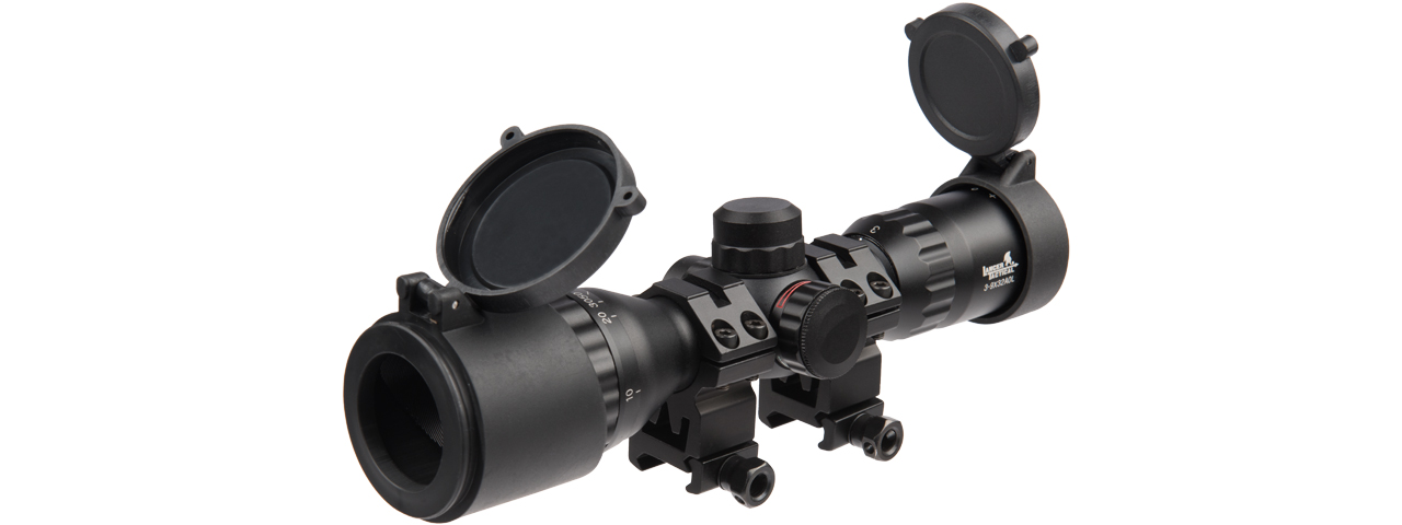 CA-1406 LANCER TACTICAL 3-9x32 AOL MIL-DOT RIFLE SCOPE - Click Image to Close