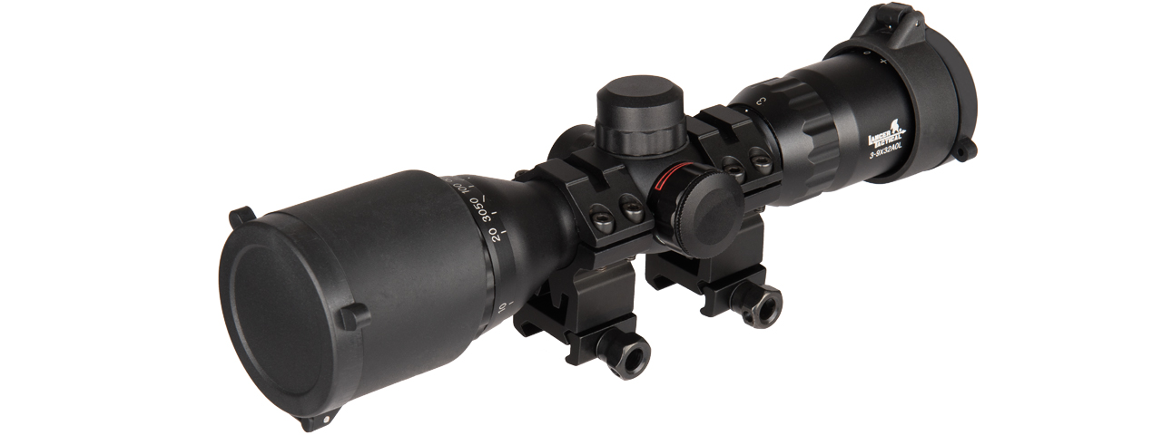 CA-1406 LANCER TACTICAL 3-9x32 AOL MIL-DOT RIFLE SCOPE - Click Image to Close