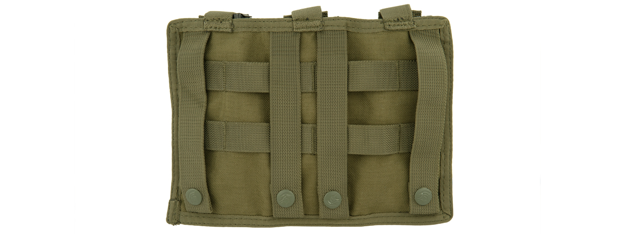 CA-1499GN TRIPLE MOLLE POUCH (OD) - Click Image to Close