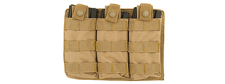 CA-1499TN TRIPLE MOLLE POUCH (TAN)