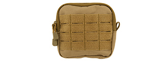 CA-1500TN ENCLOSED M4 EMT UTILITY POUCH (TAN)