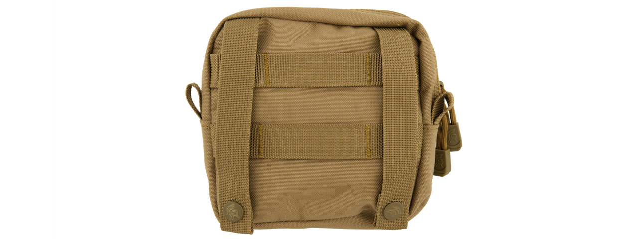 CA-1500TN ENCLOSED M4 EMT UTILITY POUCH (TAN) - Click Image to Close