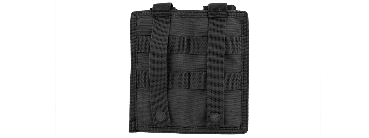 CA-1513BN DOUBLE MOLLE POUCH (BK) - Click Image to Close