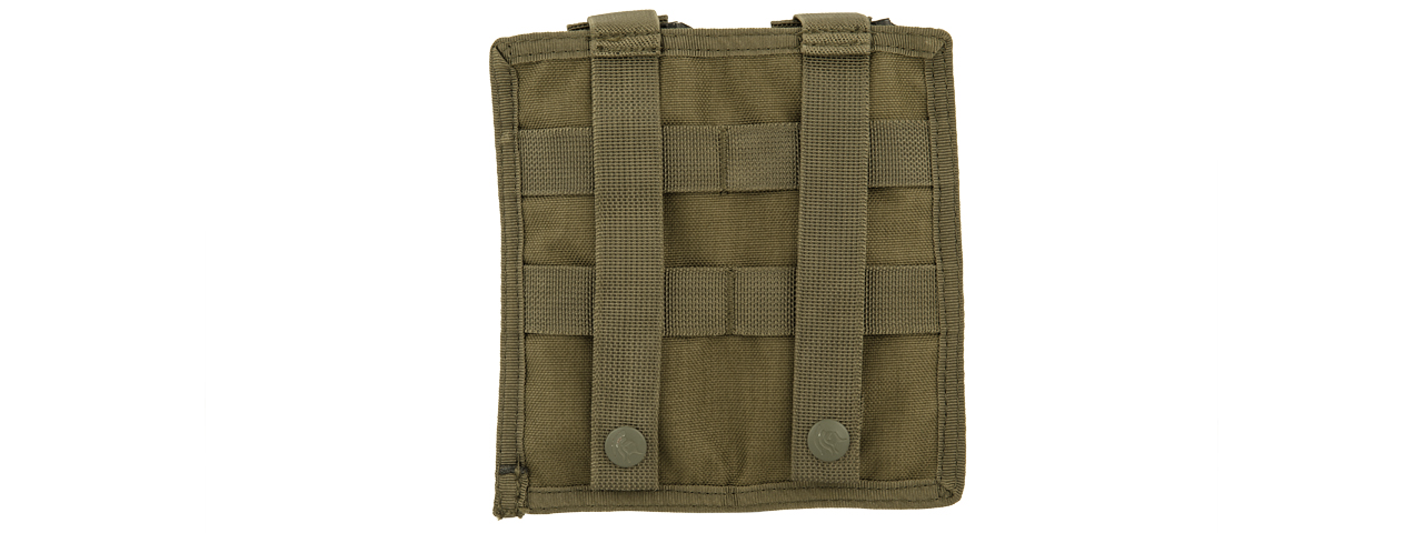 CA-1513GN DOUBLE MOLLE POUCH (OD) - Click Image to Close