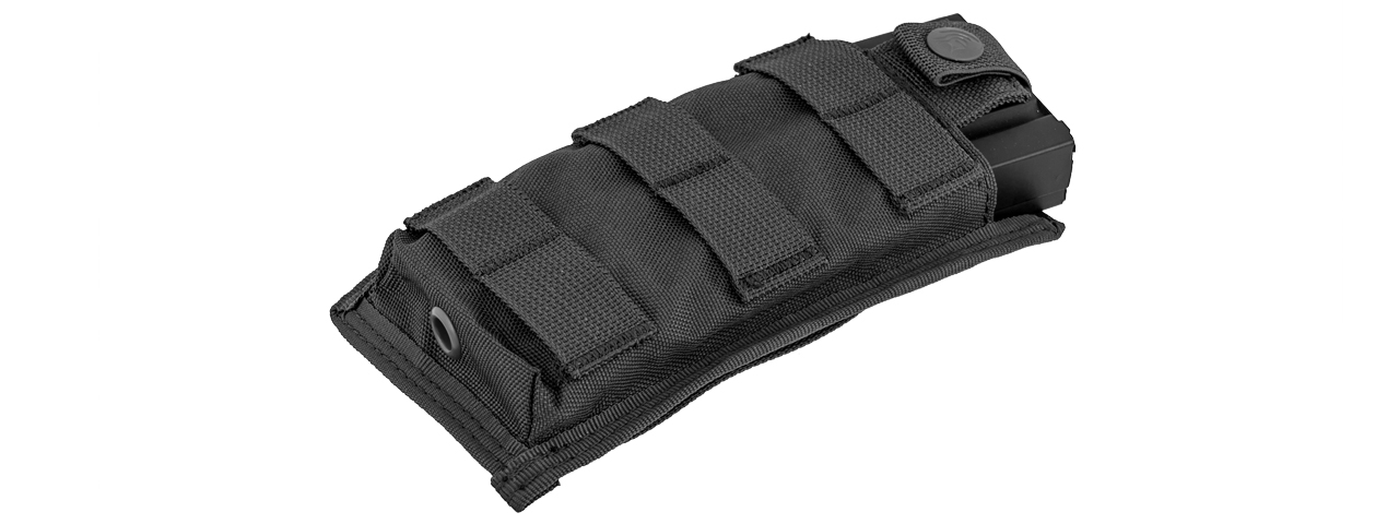 CA-1514BN SINGLE MOLLE POUCH (BK) - Click Image to Close