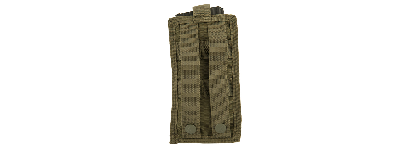 CA-1514GN SINGLE MOLLE POUCH (OD) - Click Image to Close
