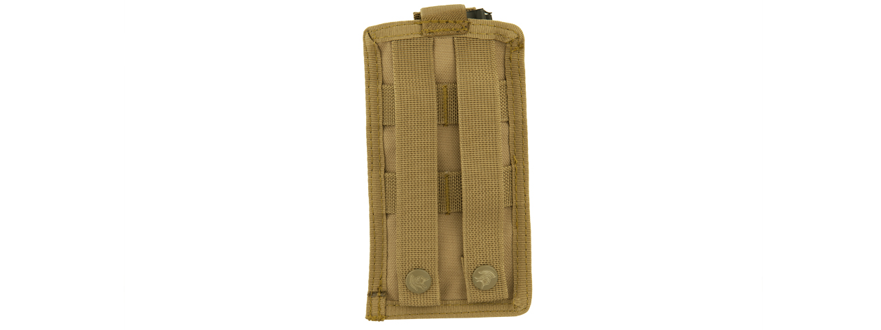 CA-1514TN SINGLE MOLLE POUCH (TAN) - Click Image to Close