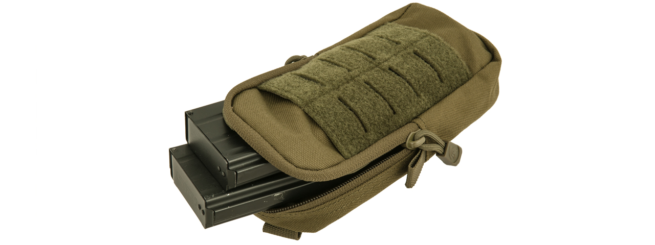 CA-1516GN ENCLOSED MAGAZINE POUCH (OD) - Click Image to Close