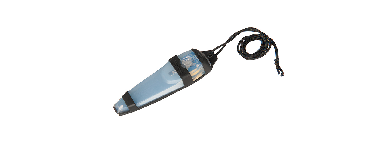 CA-1706BB ADHESIVE BLACK HELMET LIGHT INDICATOR (BLUE LIGHT)