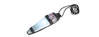 CA-1706BW ADHESIVE BLACK HELMET LIGHT INDICATOR (WHITE LIGHT)