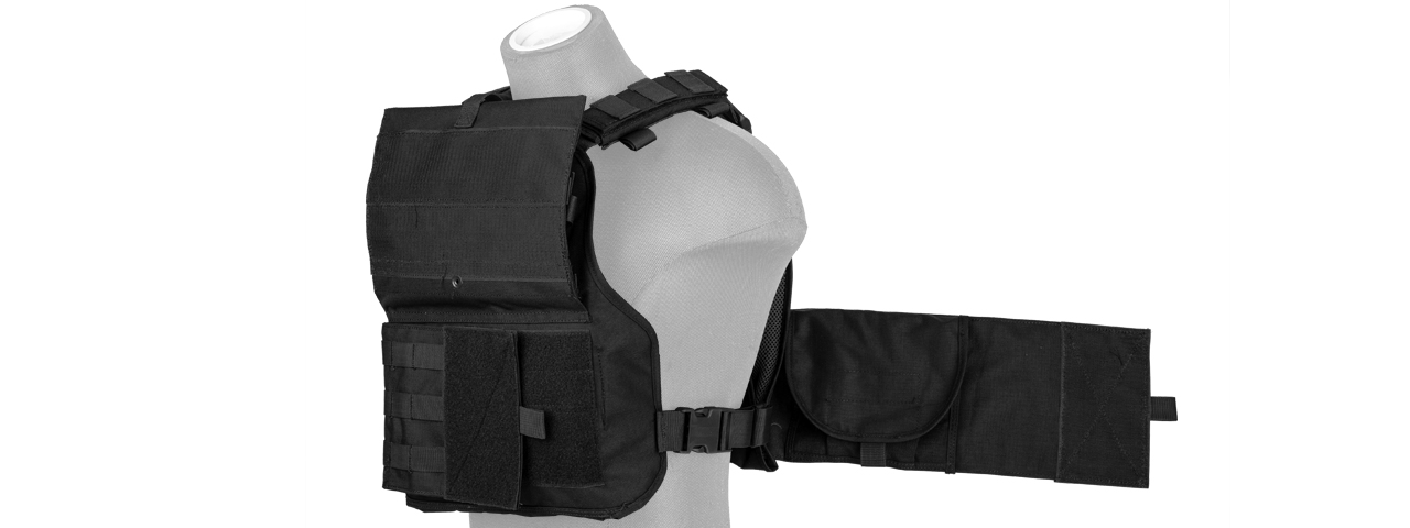 CA-2190B Modular Tactical Vest (Black) - Click Image to Close