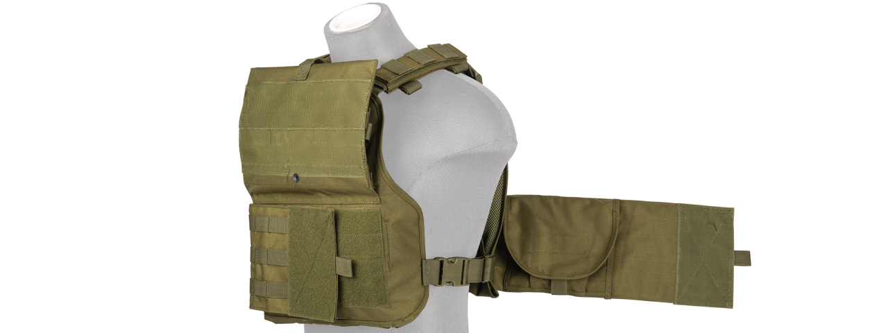 CA-2190G Modular Tactical Vest (Olive Drab) - Click Image to Close