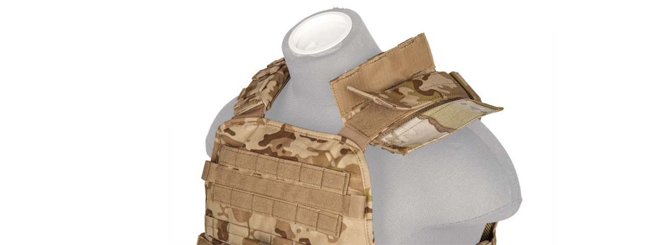 CA-2190MA Modular Tactical Vest (Desert Camo) - Click Image to Close