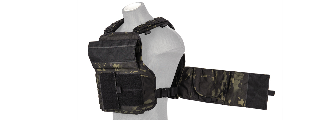 CA-2190MB Modular Tactical Vest (Black Camo)