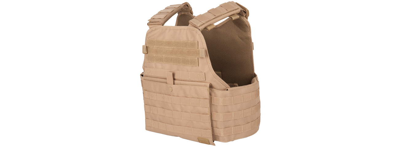 CA-2190T Modular Tactical Vest (Tan) - Click Image to Close