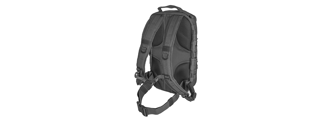 Lancer Tactical Laser Cut Webbing Multi-Purpose Backpack (Black)