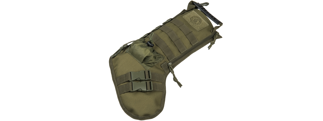 CA-2195G 600D POLYESTER TACTICAL STOCKING MOLLE PANEL (OD GREEN) - Click Image to Close