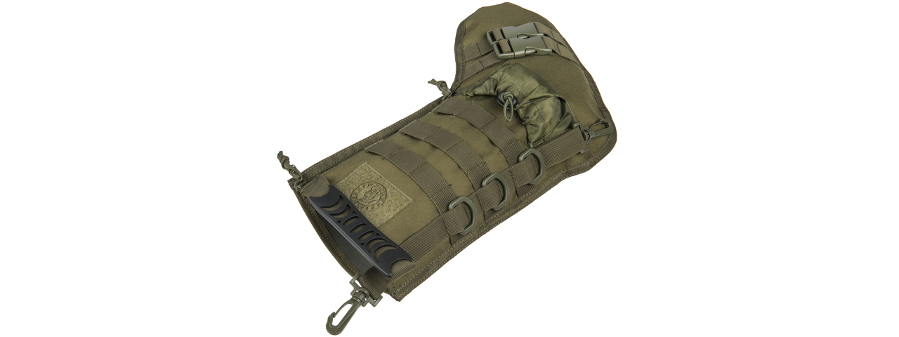 CA-2195G 600D POLYESTER TACTICAL STOCKING MOLLE PANEL (OD GREEN) - Click Image to Close