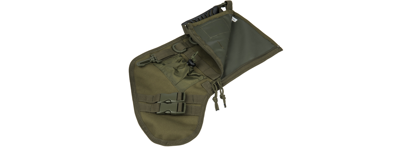 CA-2195G 600D POLYESTER TACTICAL STOCKING MOLLE PANEL (OD GREEN)