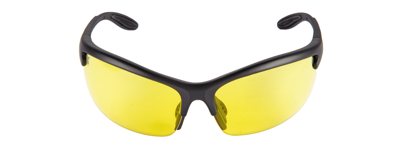 CA-224Y LANCER TACTICAL SAFETY SHOOTING GLASSES (YELLOW)