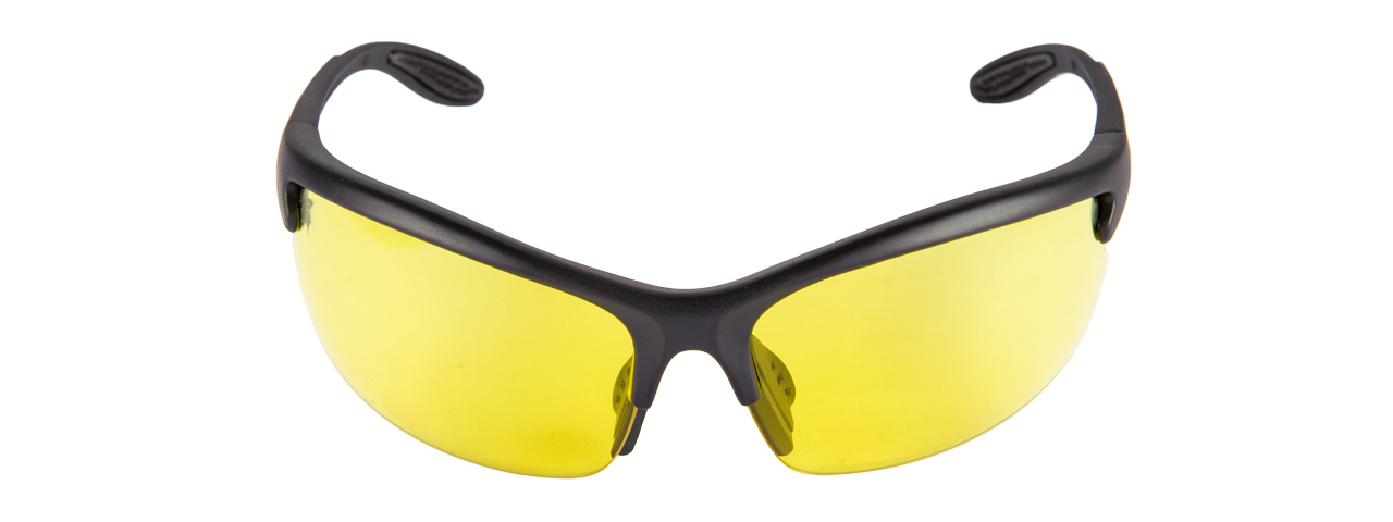 CA-224Y LANCER TACTICAL SAFETY SHOOTING GLASSES (YELLOW) - Click Image to Close