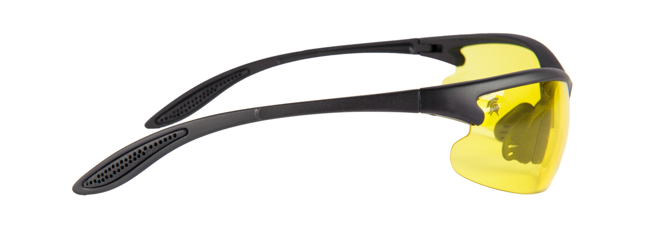 CA-224Y LANCER TACTICAL SAFETY SHOOTING GLASSES (YELLOW)