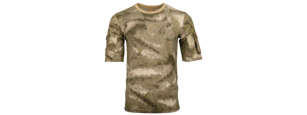 CA-2741AUV-XS LANCER TACTICAL SPECIALIST ADHESION ARMS T-SHIRT - XS (AUV) - Click Image to Close