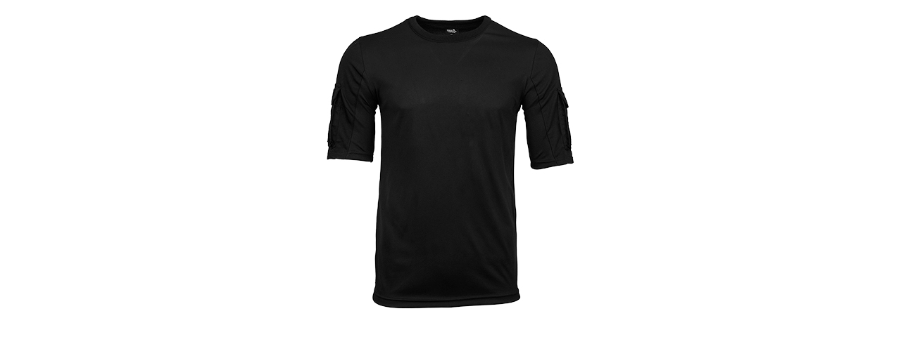 CA-2741B-M LANCER TACTICAL SPECIALIST ADHESION T-SHIRT - MEDIUM (BLACK)