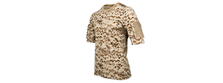 CA-2741DD-XS LANCER TACTICAL SPECIALIST ADHESION ARMS T-SHIRT - XS (DESERT DIGITAL)