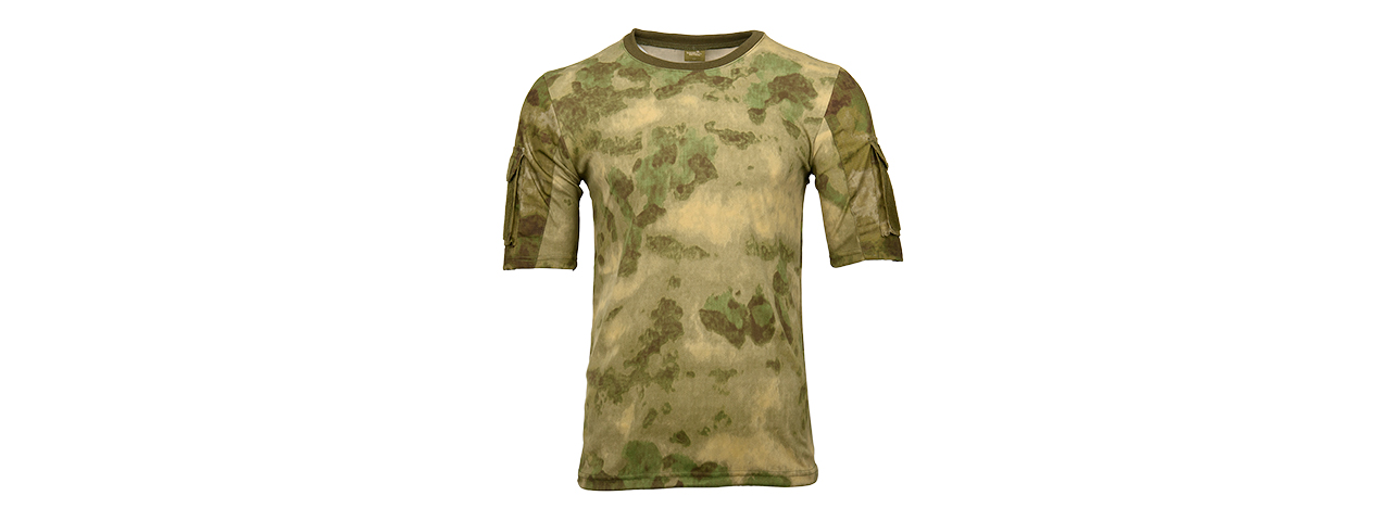 CA-2741F-XXL LANCER TACTICAL SPECIALIST ADHESION T-SHIRT - XXL (FOLIAGE) - Click Image to Close