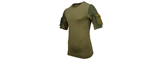 CA-2741G-XXL LANCER TACTICAL SPECIALIST ADHESION T-SHIRT - XXL (GREEN)