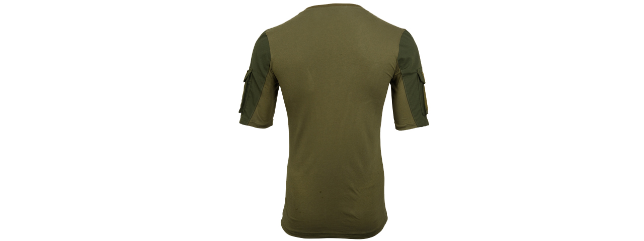 CA-2741G-L LANCER TACTICAL SPECIALIST ADHESION T-SHIRT - LARGE (GREEN) - Click Image to Close