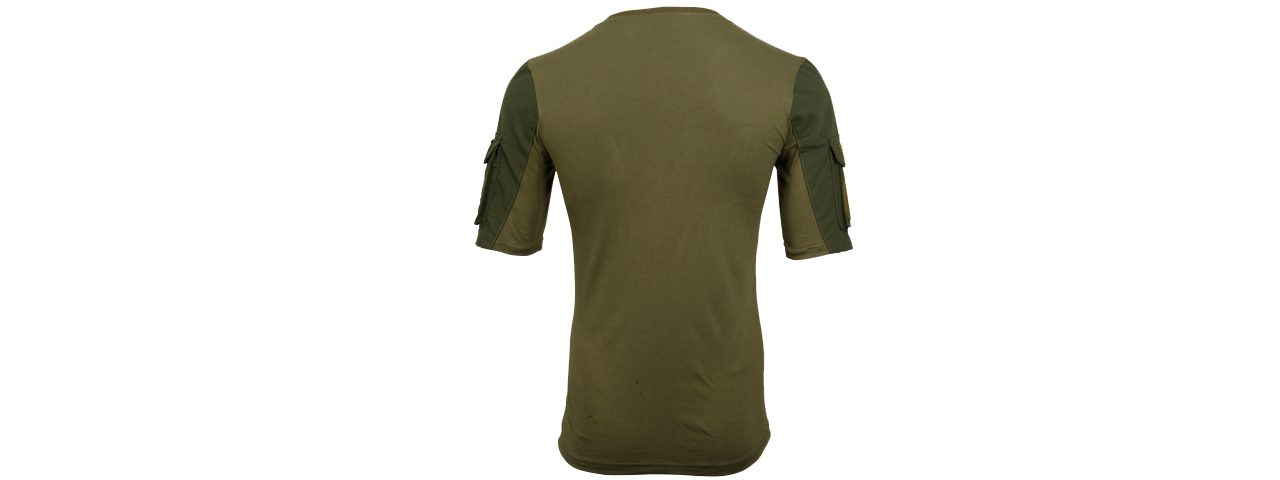 CA-2741G-L LANCER TACTICAL SPECIALIST ADHESION T-SHIRT - LARGE (GREEN)