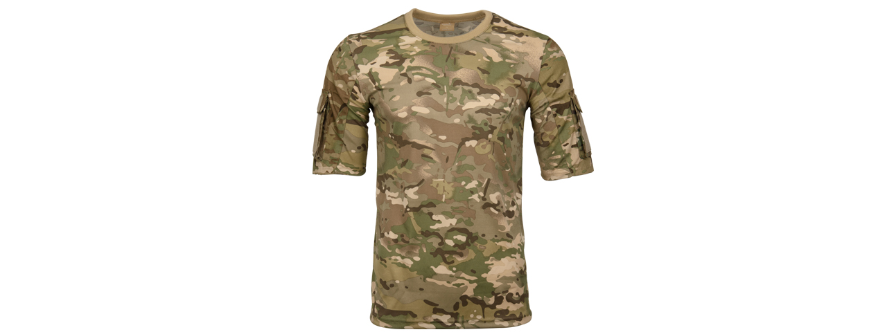 CA-2741MA-XXL LANCER TACTICAL SPECIALIST ADHESION T-SHIRT - XX-LARGE (CAMO DESERT)