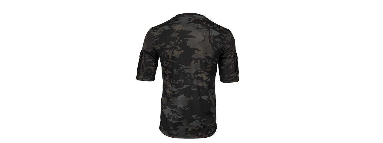 CA-2741MB-S LANCER TACTICAL SPECIALIST ADHESION T-SHIRT - SMALL (CAMO BLACK) - Click Image to Close