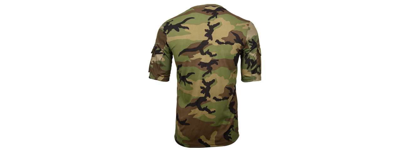 CA-2741W-M LANCER TACTICAL SPECIALIST ADHESION T-SHIRT - MEDIUM (WOODLAND)