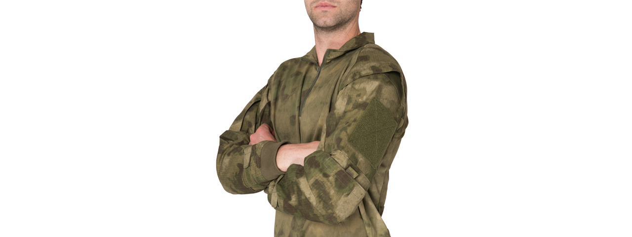 CA-2747F-L SHOULDER ARMOR JERSEY-LARGE (FOLIAGE GREEN) - Click Image to Close