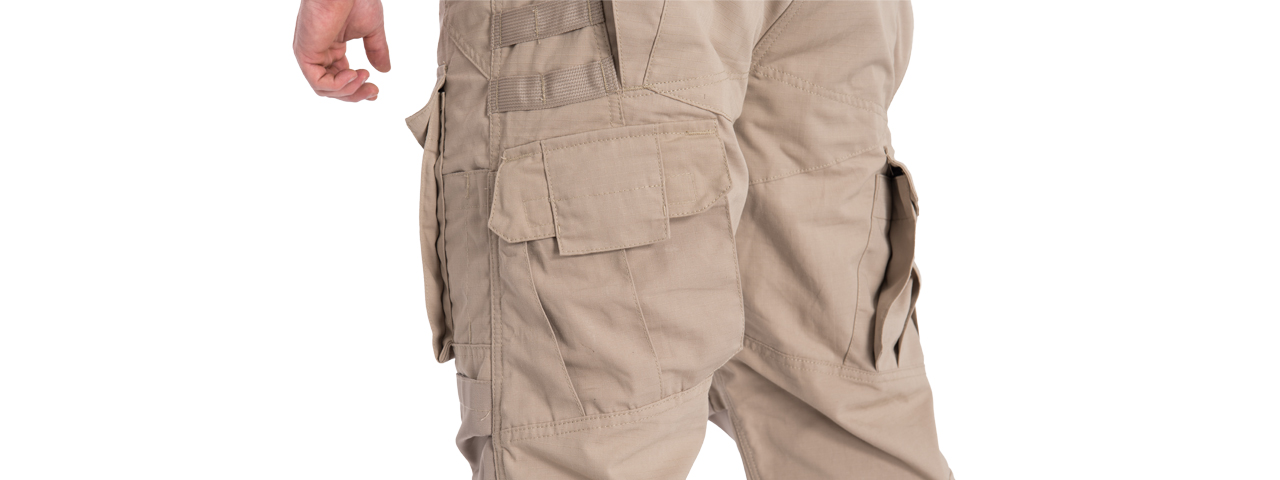CA-2748T-S ALL-WEATHER TACTICAL PANTS (KHAKI), SM - Click Image to Close