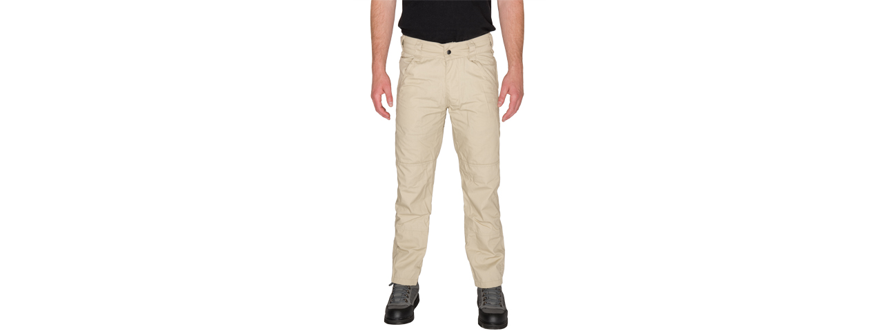 CA-2752T-XS RIPSTOP OUTDOOR WORK PANTS (TAN), XS - Click Image to Close